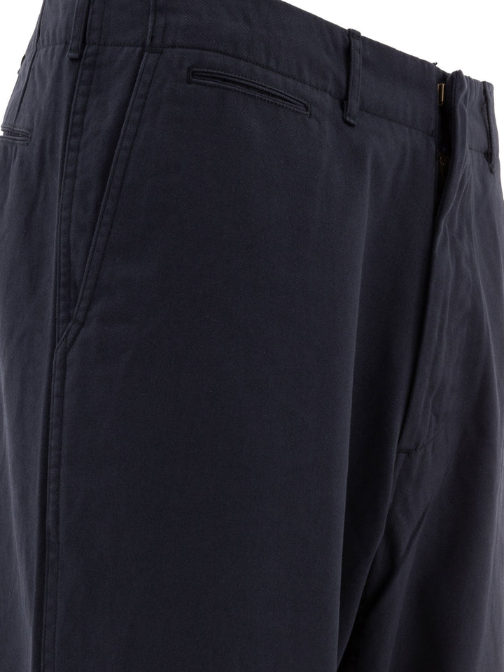 Straight-Leg Trousers Blue