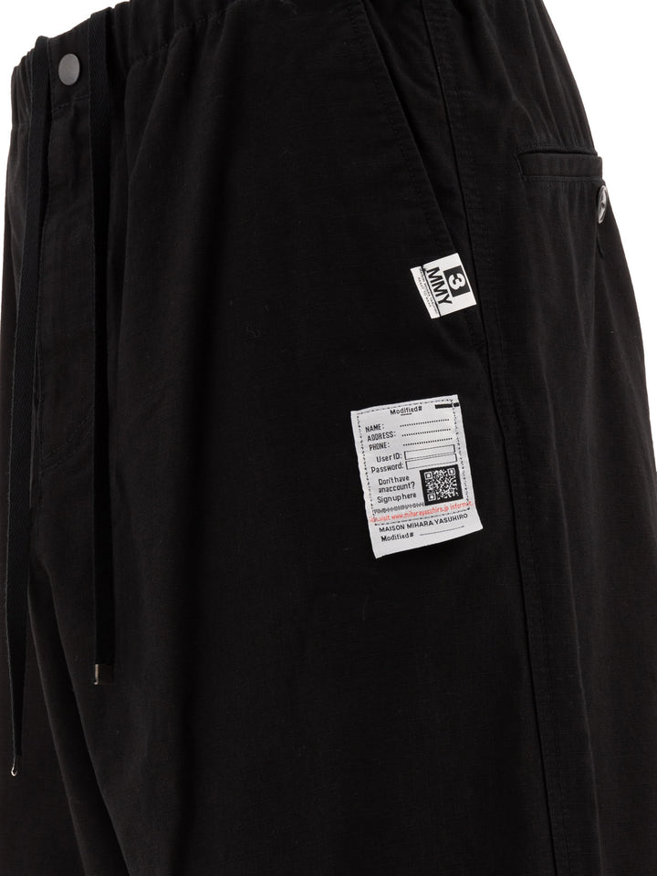 Ripstop Parachute Trousers Black