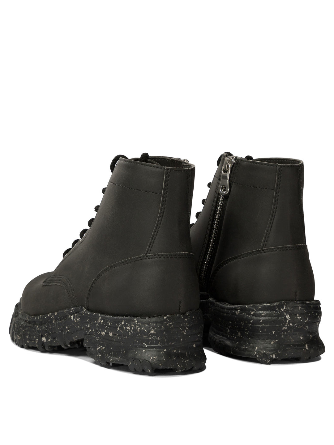 Vintage-Like Combat Boots Stivali & Stivaletti Black