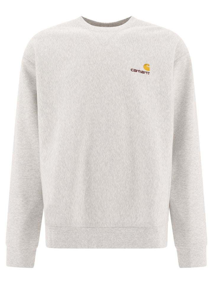 American Script Sweatshirts Grey