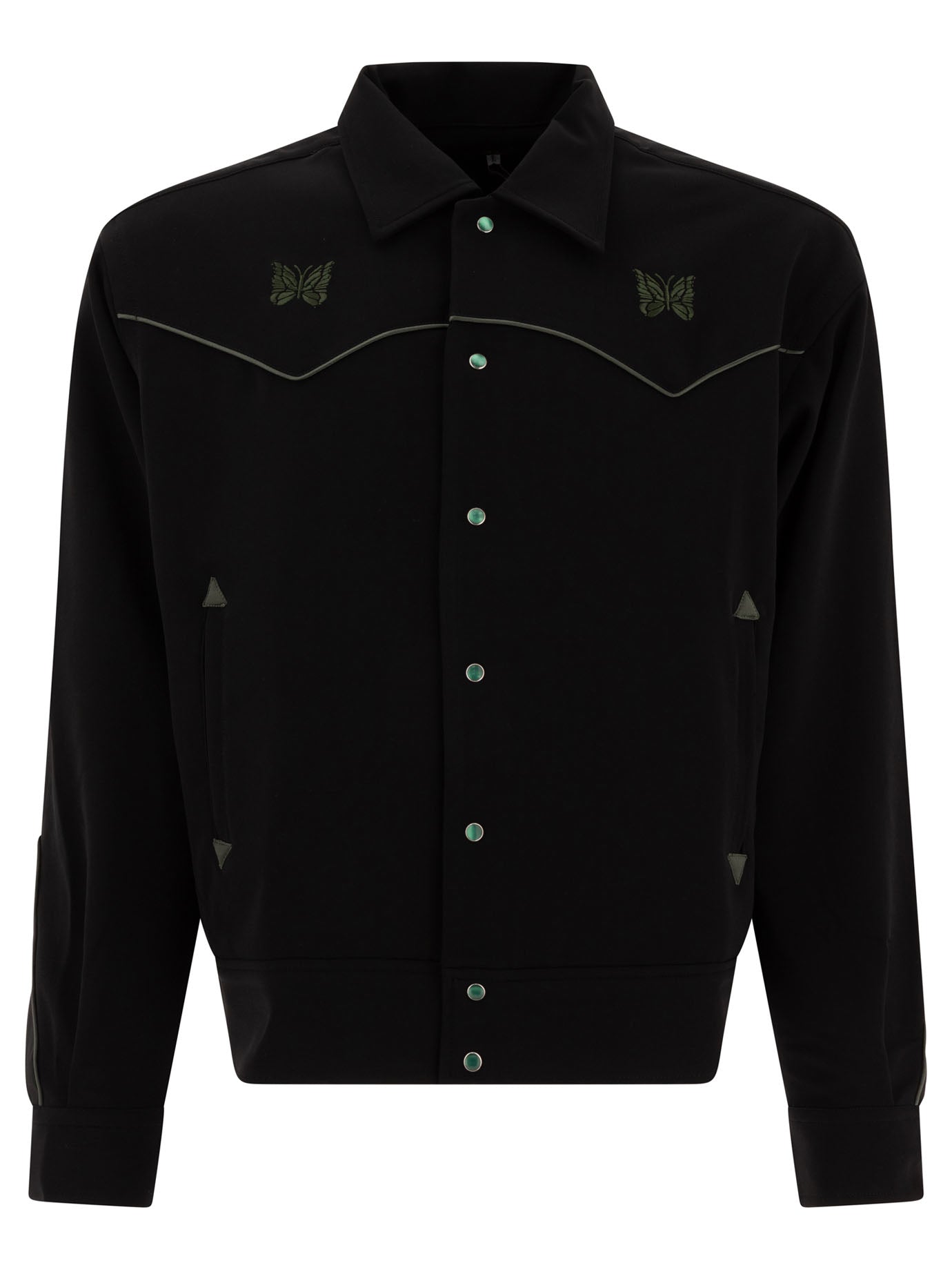 Piping Cowboy Jackets Black