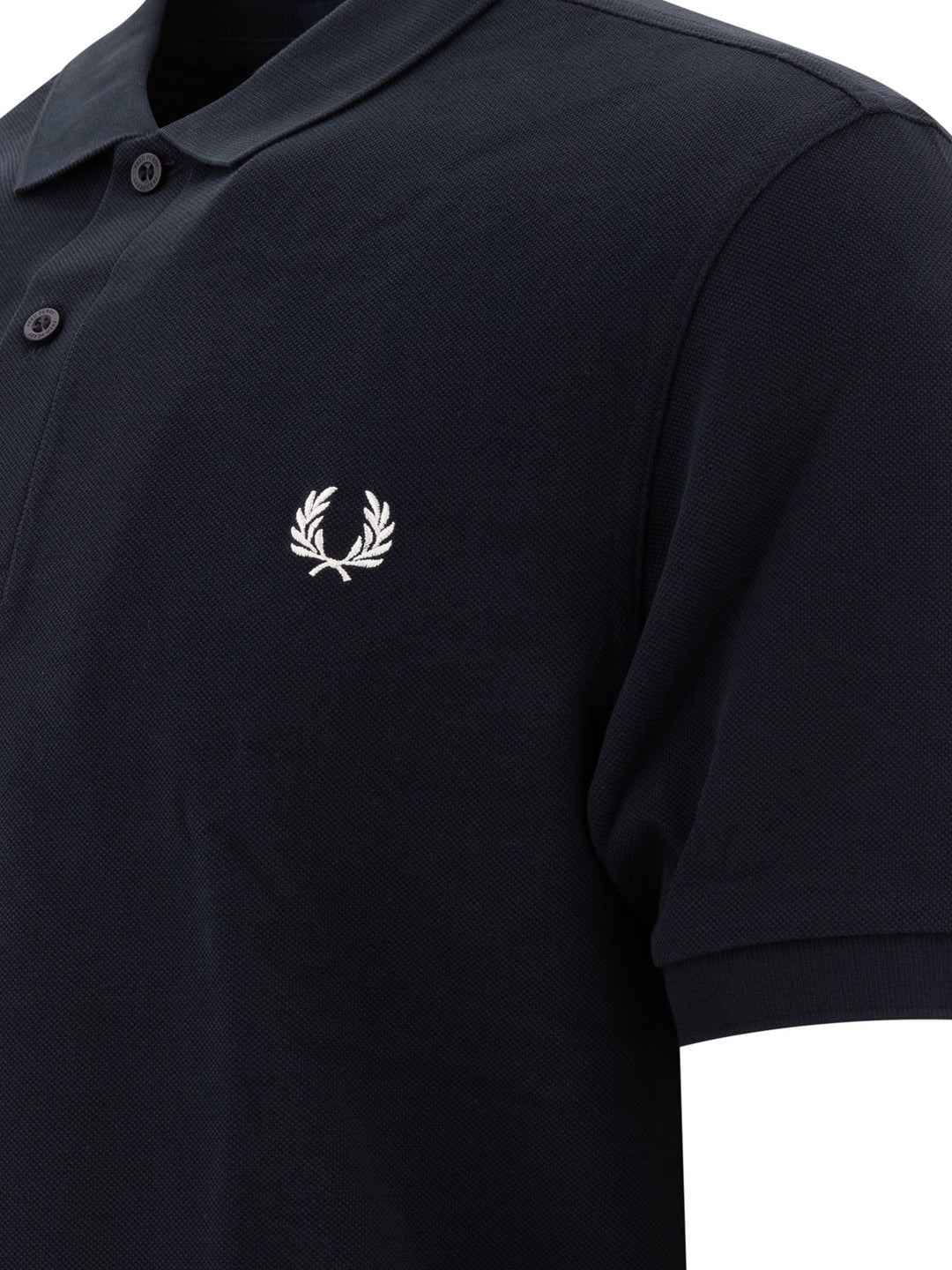 Cdg X Fred Perry Polo Shirts Blue