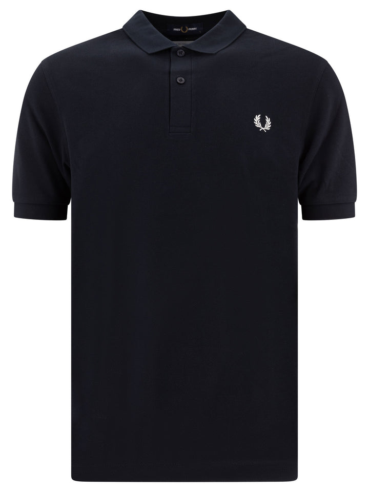 Cdg X Fred Perry Polo Shirts Blue