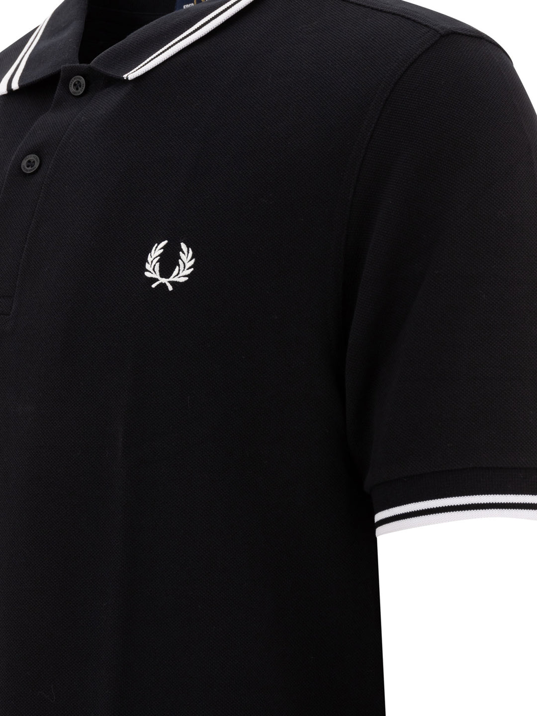 Cdg X Fred Perry Polo Shirts Black