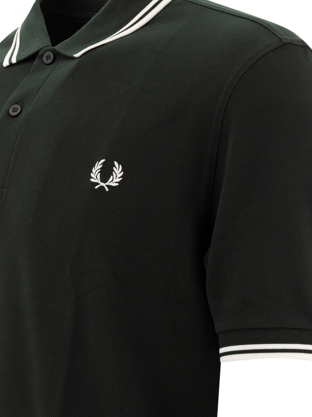 Cdg X Fred Perry Polo Shirts Green