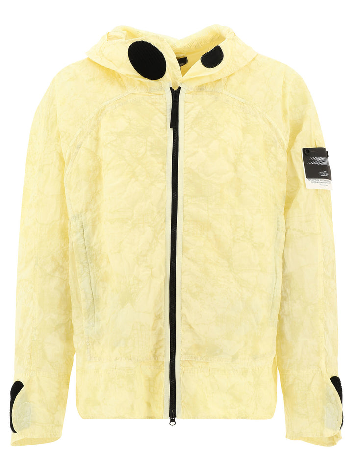 Nylon Metal Econyl Jackets Yellow