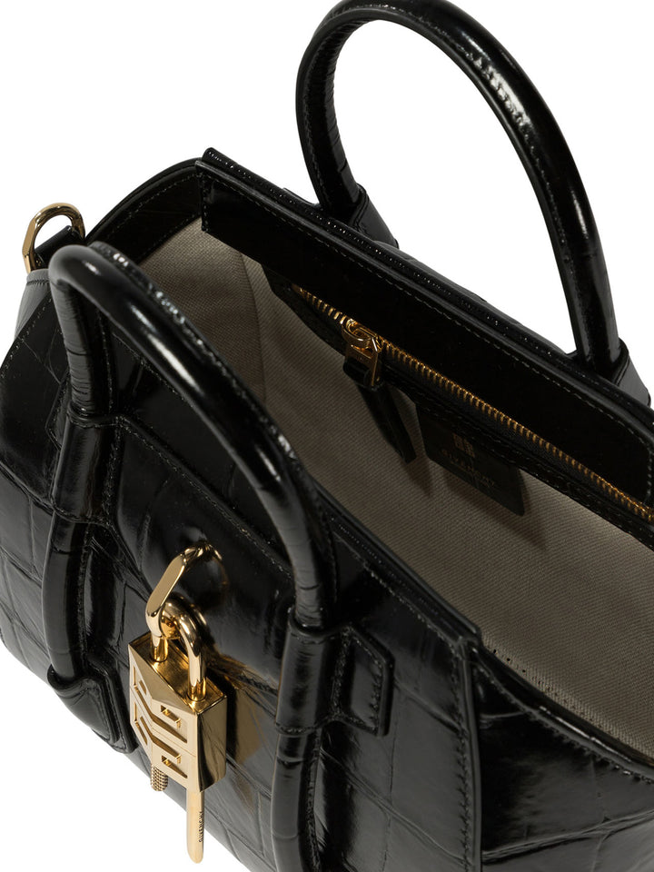 Antigona Lock Mini Handbags Black