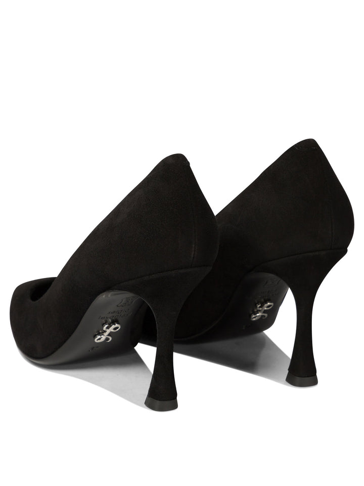 Diva Heeled Shoes Black