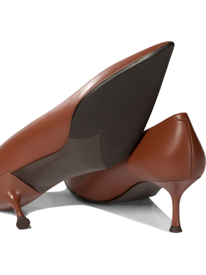 Ella Heeled Shoes Brown