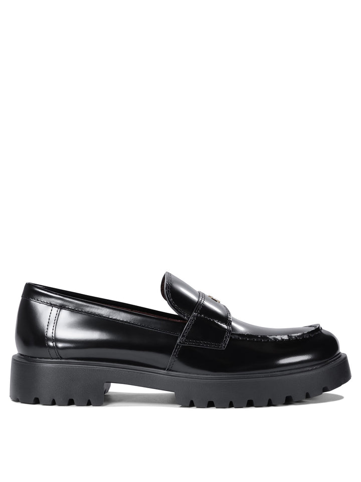 Classic Lug Loafers & Slippers Black