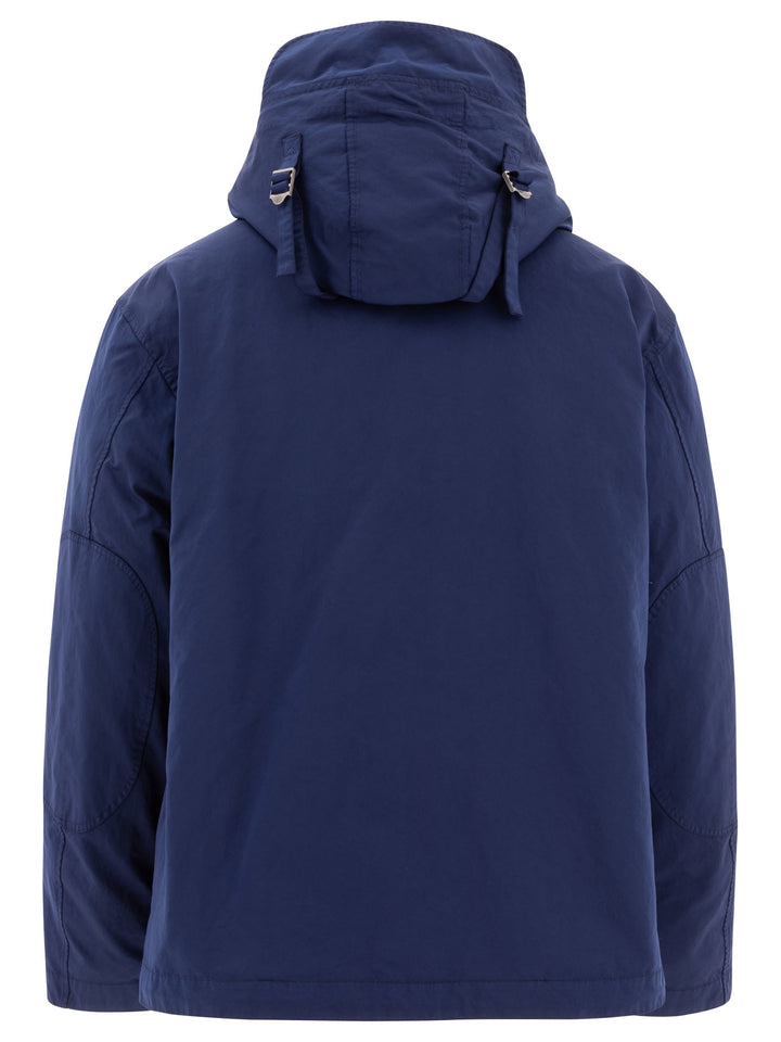 Nylon Down Jacket Jackets Blue