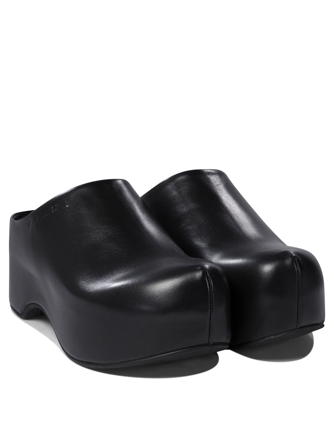 Chunky Clog Sabot Loafers & Slippers Black