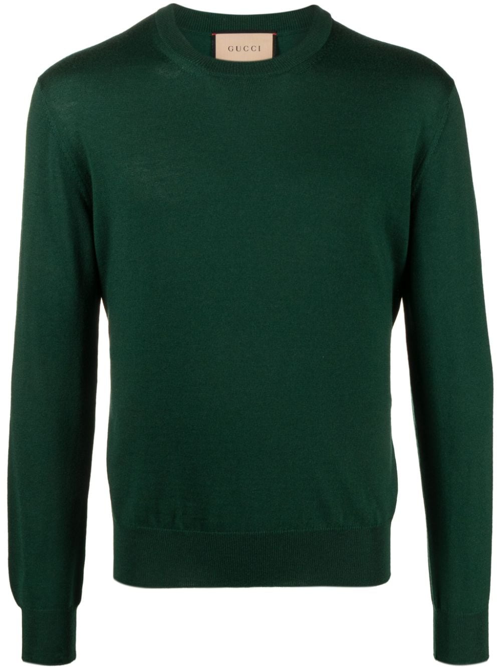 Maglione Con Logo Ricamato Sul Fianco Knitwear Green