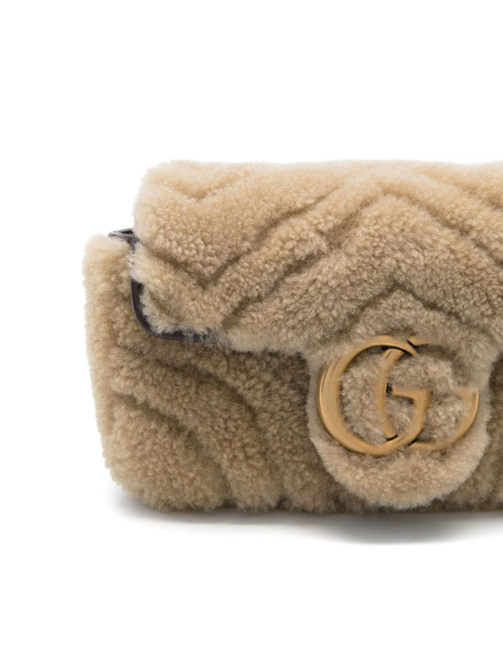 Gg Marmont Crossbody Bags Beige