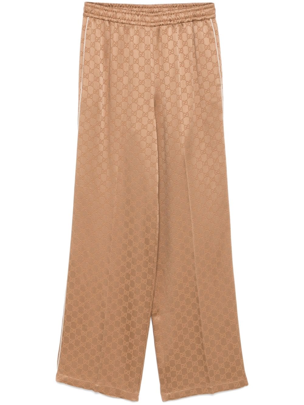 Pantaloni In Jacquard Gg Trousers Beige