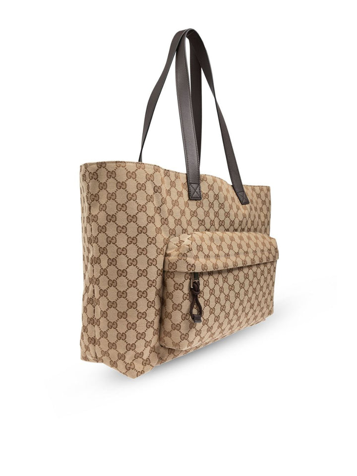 Tote Bag Con Monogramma Gg Shoulder Bags Beige