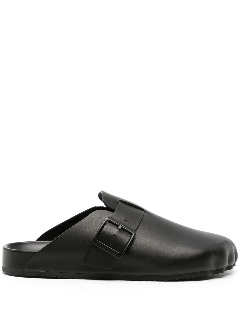 Sandali In Pelle Loafers & Slippers Black