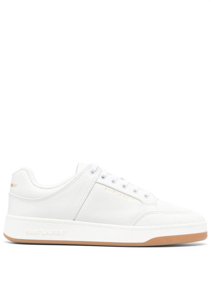 Sneaker Sl/61 In Pelle Traforata Sneakers & Slip-On White