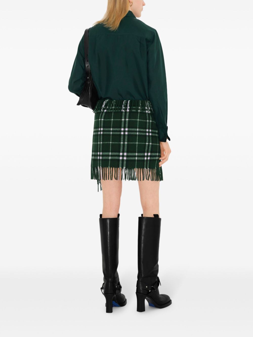 Gonna In Lana Skirts Green