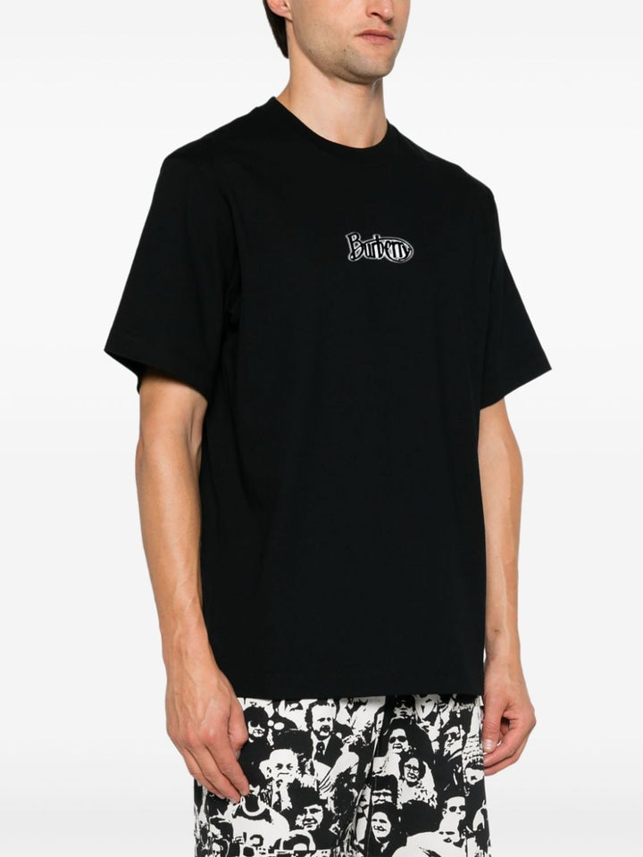 T-Shirt In Cotone Con Logo T-Shirts Black