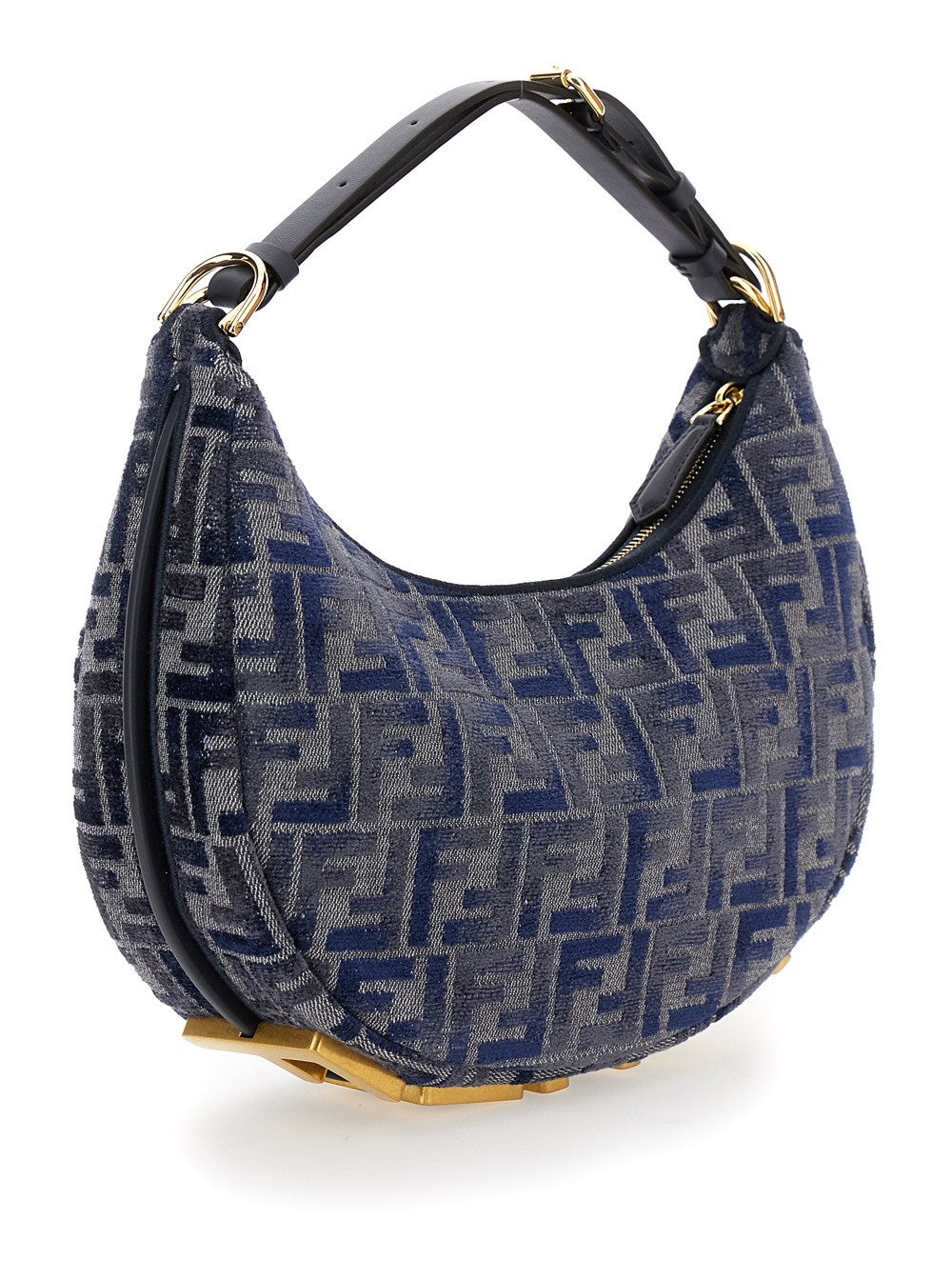 Fendigraphy Shoulder Bags Blue