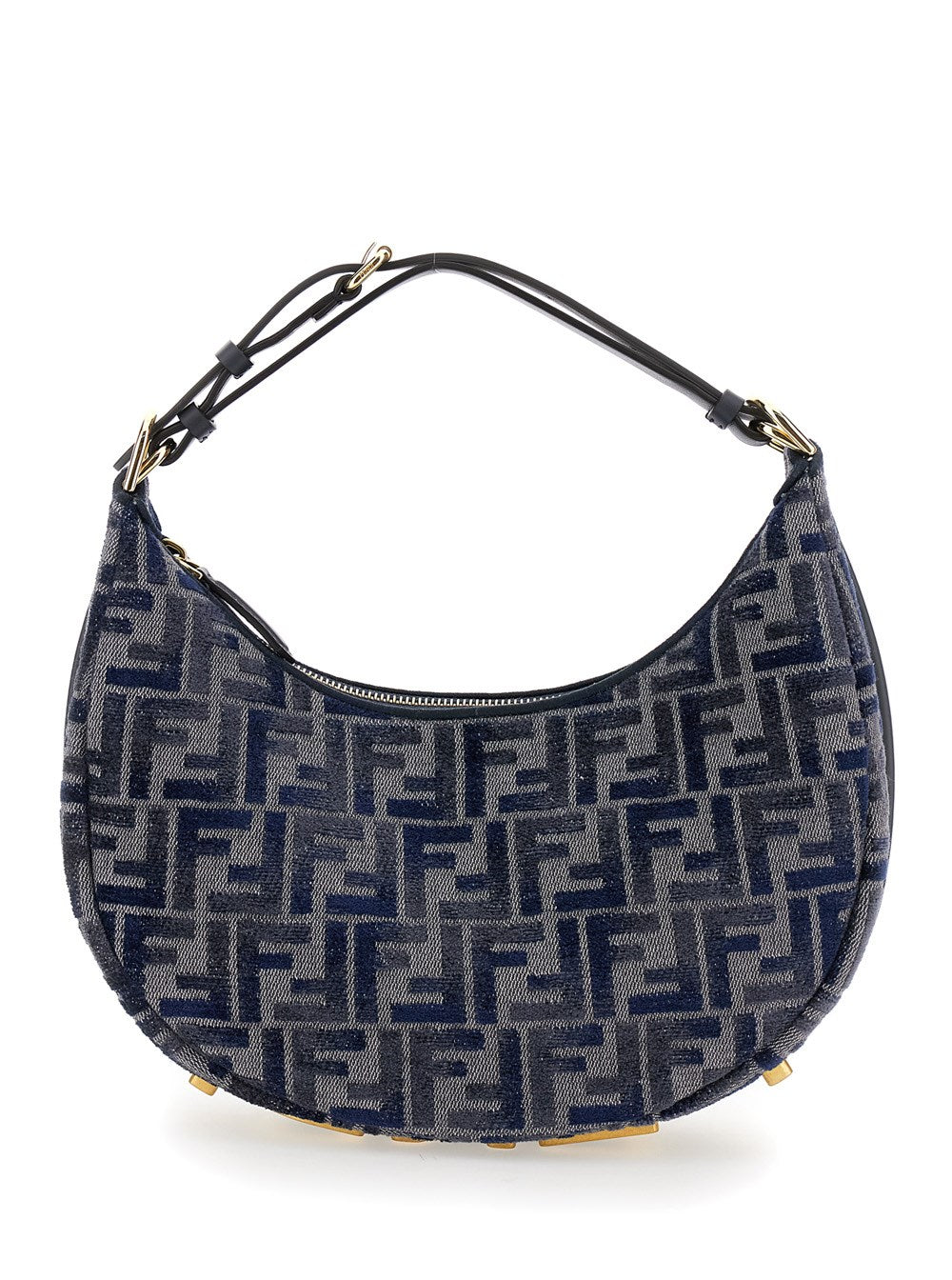 Fendigraphy Shoulder Bags Blue