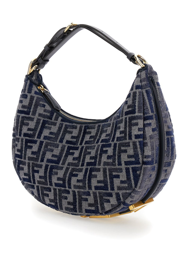 Fendigraphy Shoulder Bags Blue