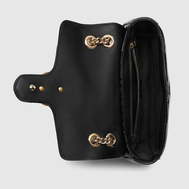 Gg Marmont Shoulder Bags Black