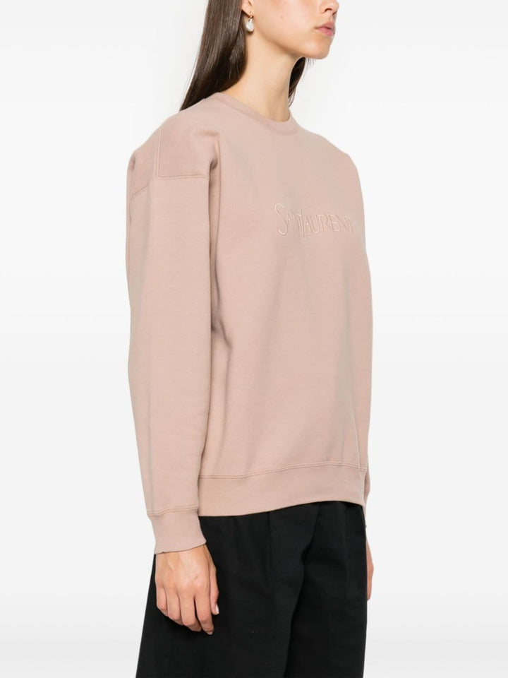 Felpa In Cotone Sweatshirts Pink