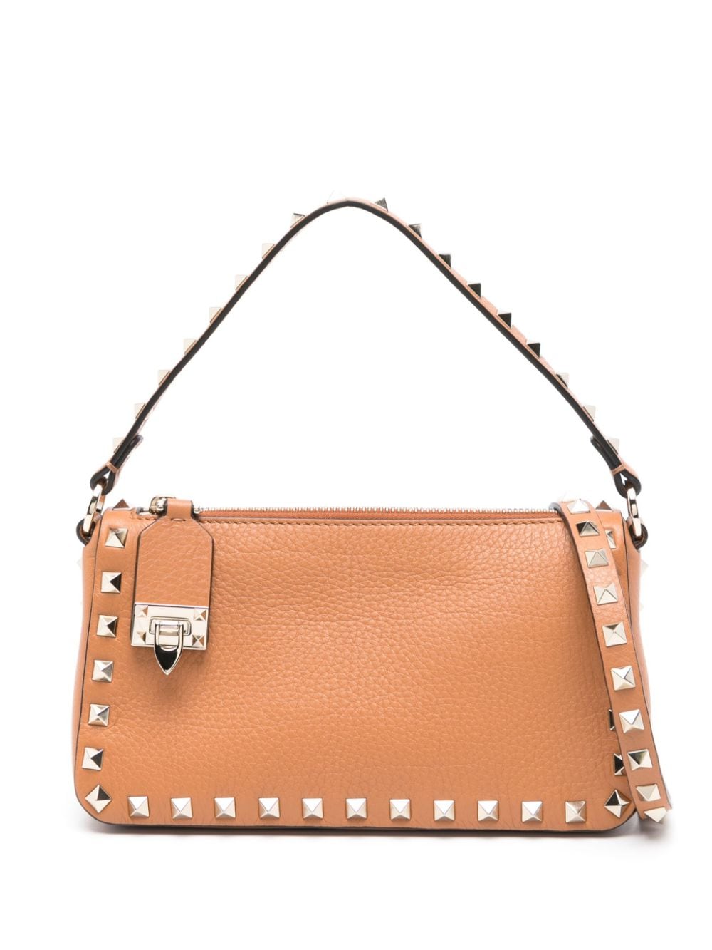 Rockstud Shoulder Bags Beige