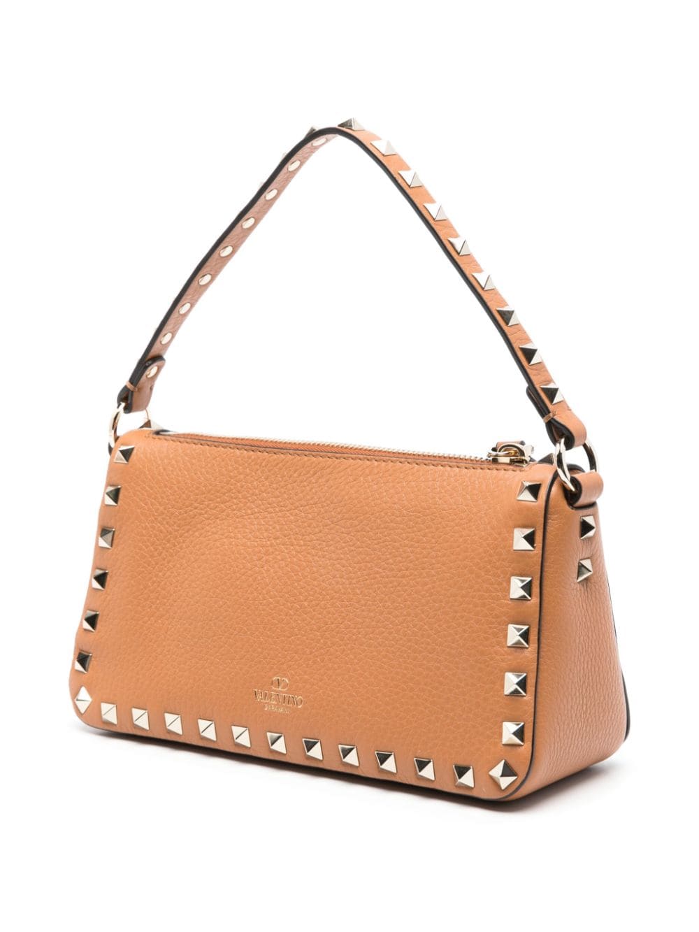 Rockstud Shoulder Bags Beige