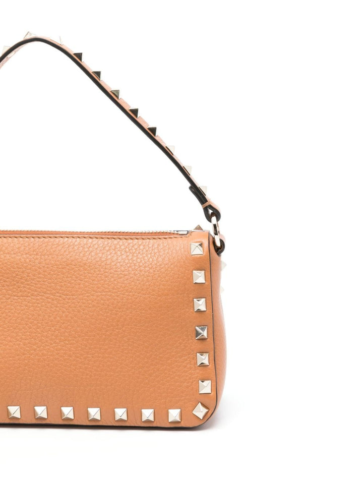 Rockstud Shoulder Bags Beige