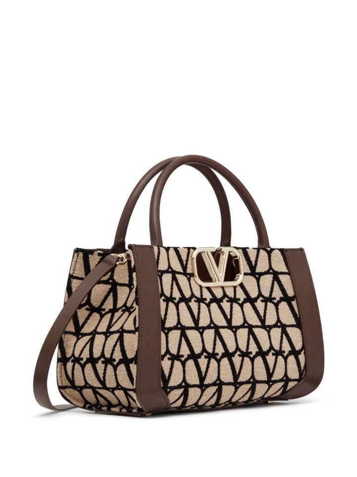 Vlogo Toile Iconographe Handbags Brown