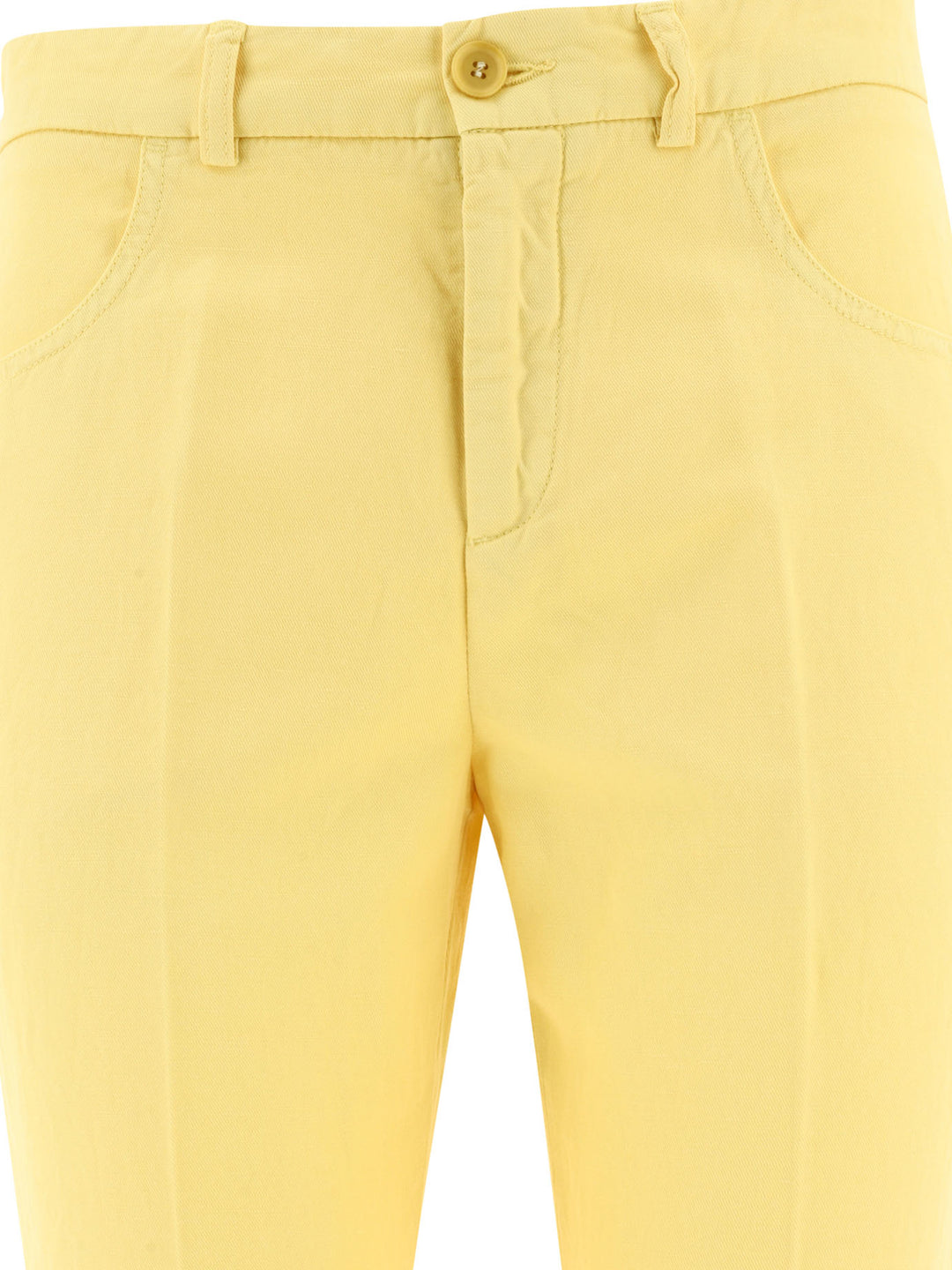 Pantaloni A Gamba Dritta Trousers Yellow