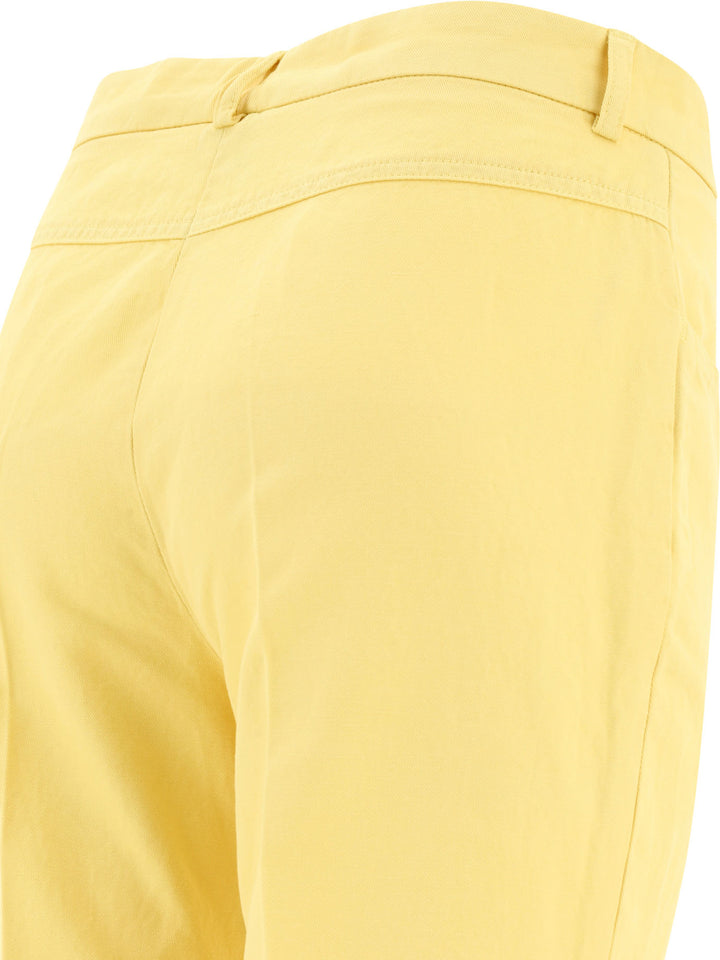 Pantaloni A Gamba Dritta Trousers Yellow