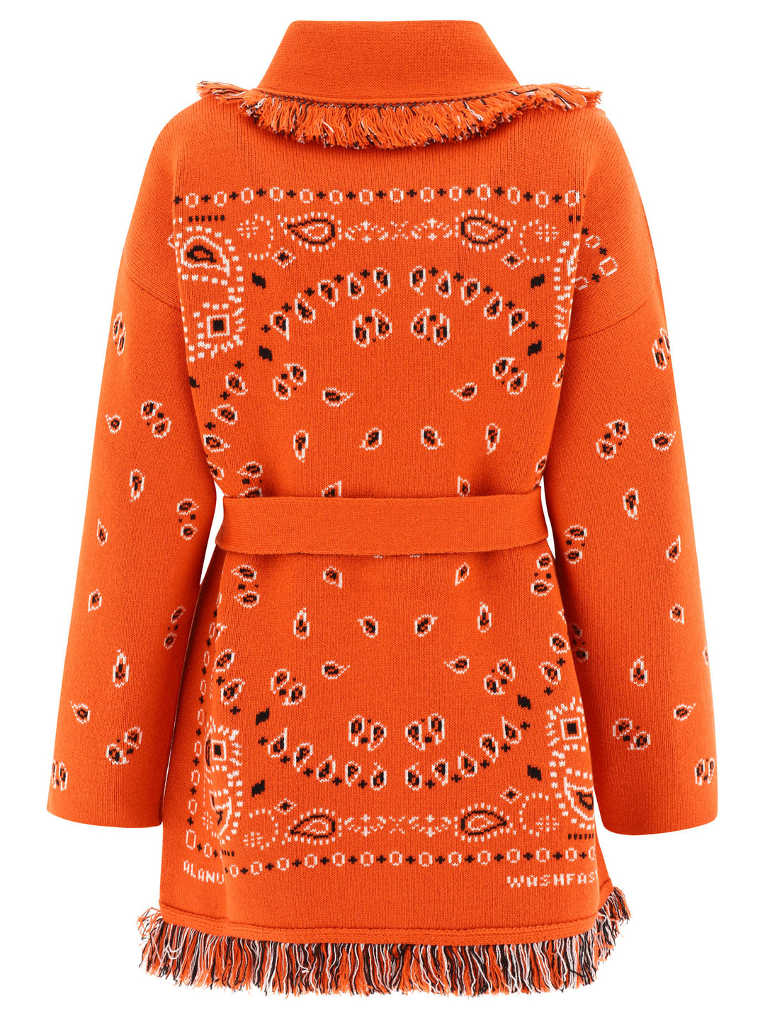 Cardigan Con Cintura Bandana Knitwear Orange