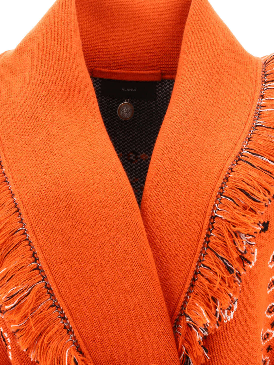 Cardigan Con Cintura Bandana Knitwear Orange