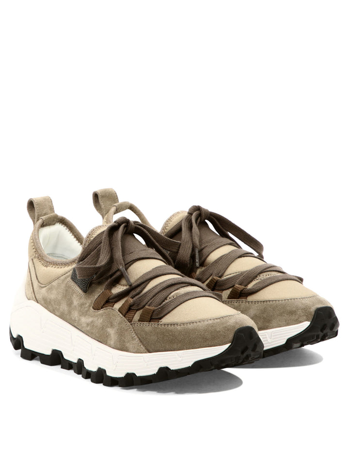 Sneakers Basse Con Lacci Sneakers & Slip-On Beige