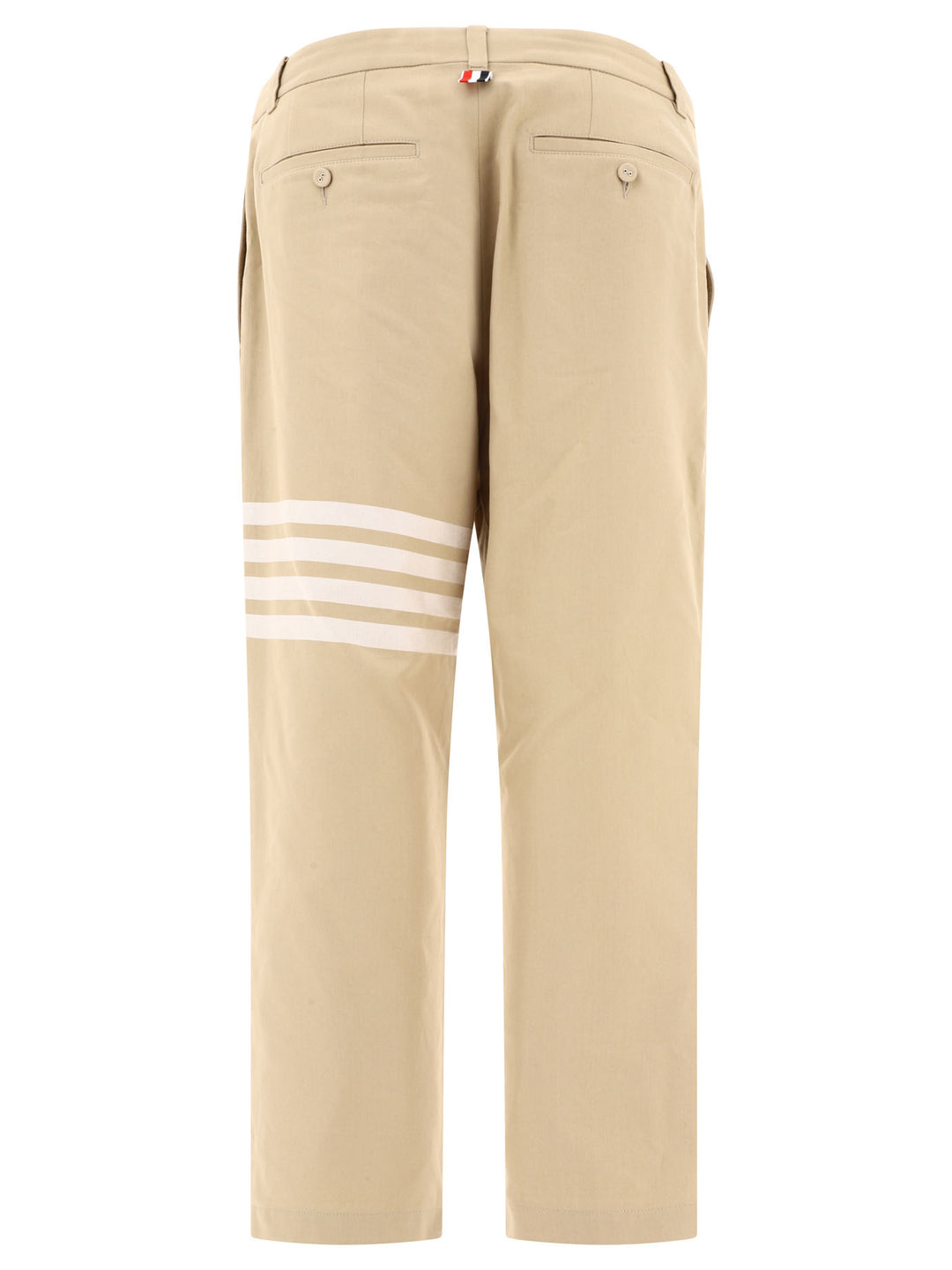 Pantaloni Taglio Dritto Trousers Beige