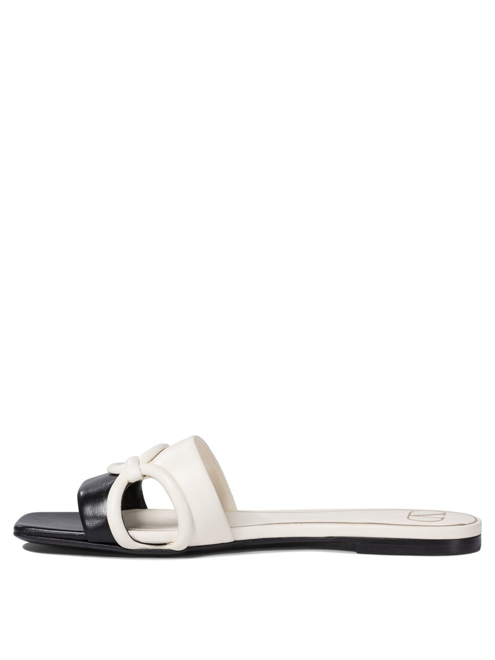 Slipper Bicolore Sandals White