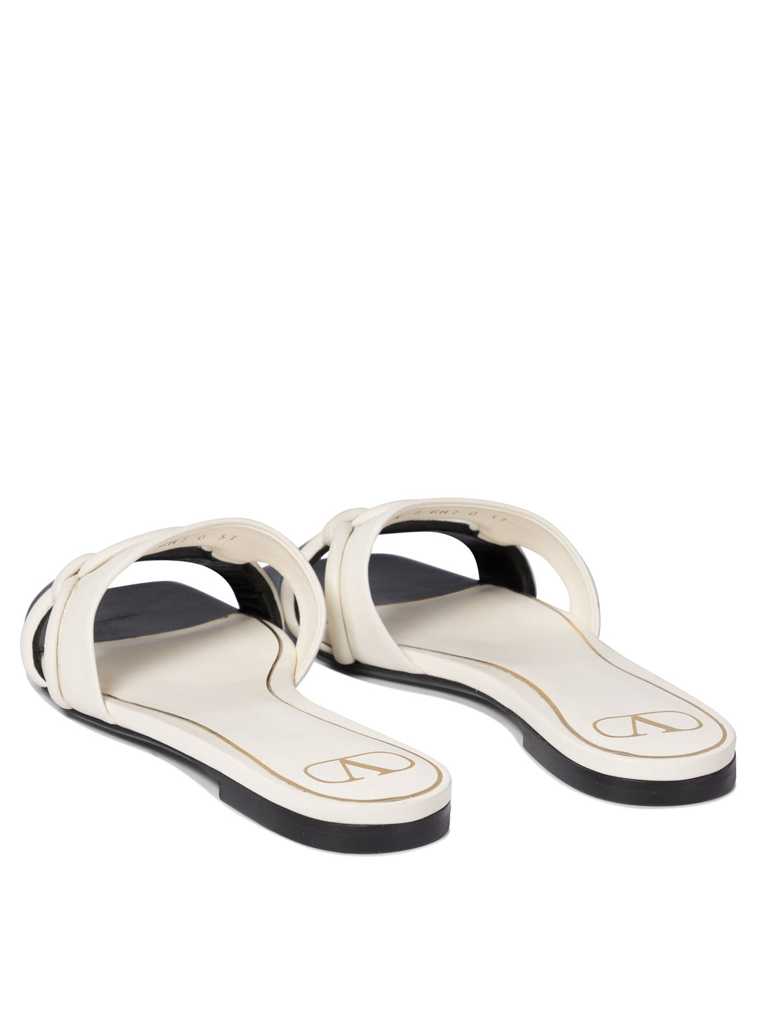 Slipper Bicolore Sandals White