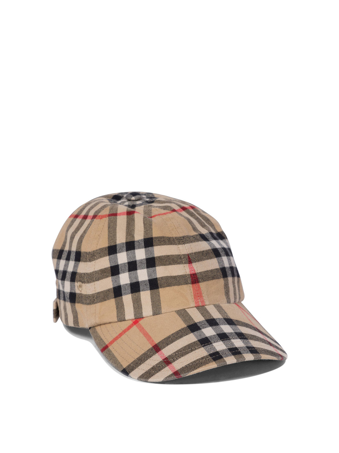 Cappellino Con Stampa Check Hats Beige