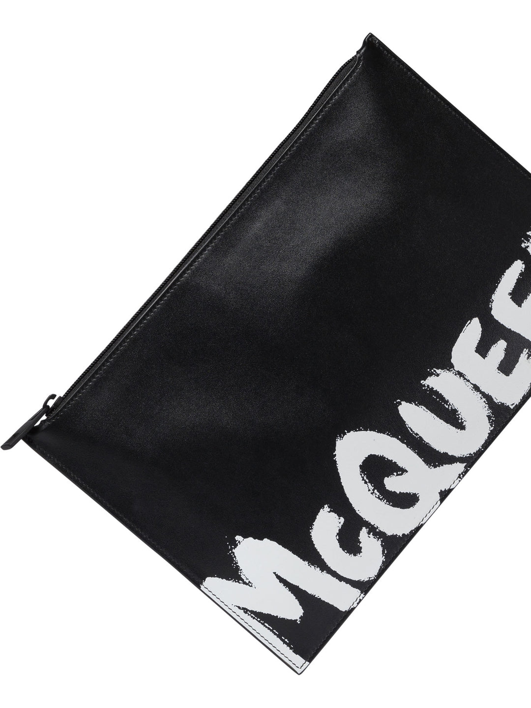 Pochette Con Stampa Logo A Contrasto Pouch Black