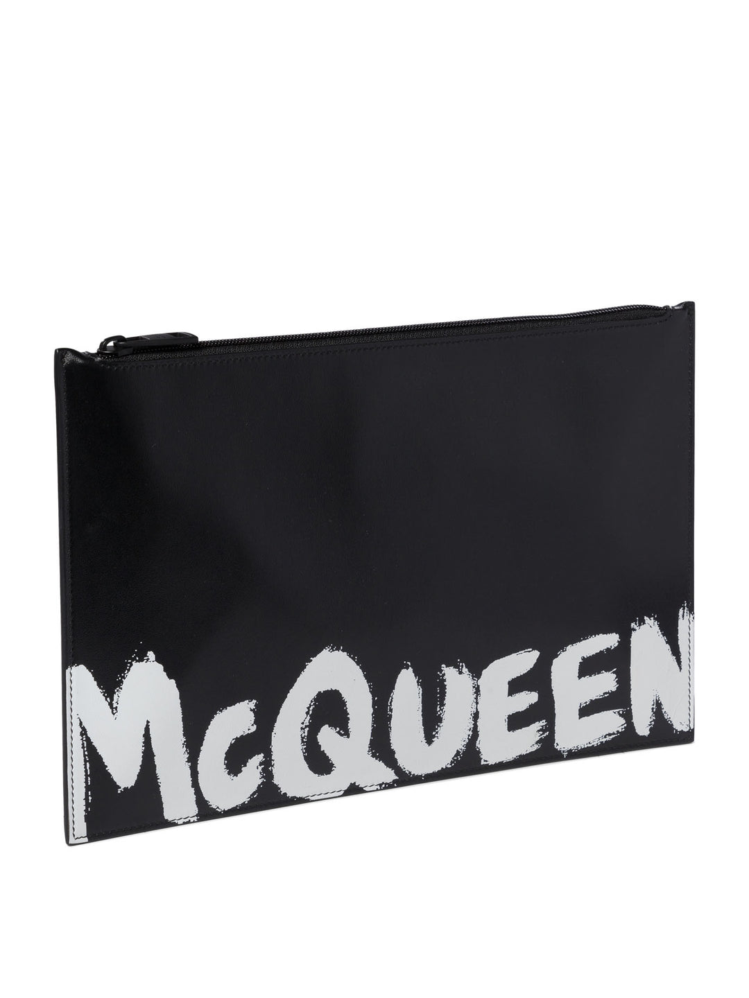 Pochette Con Stampa Logo A Contrasto Pouch Black