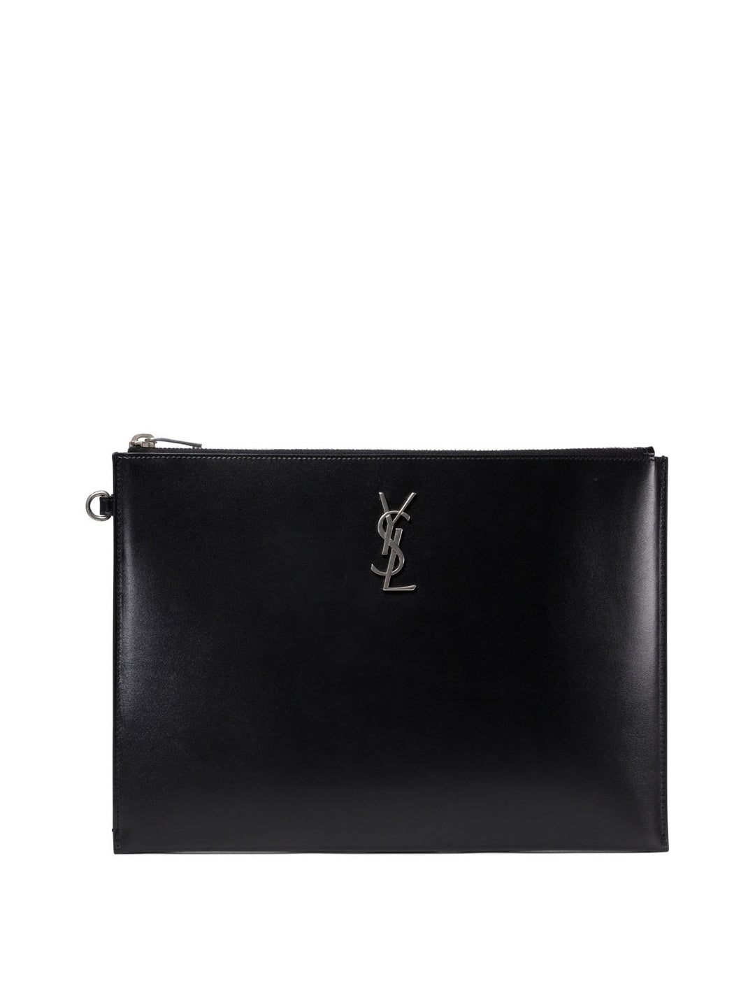 Pochette Con Placca Logo Pouch Black