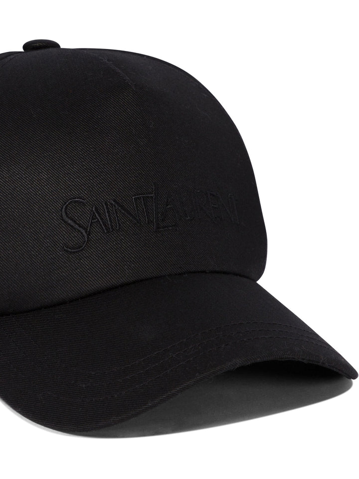 Saint Laurent Hats Black