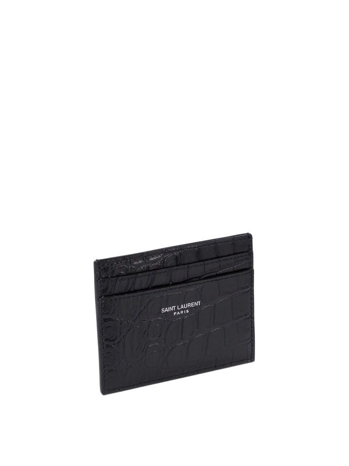 Saint Laurent Paris Wallets & Card Holders Black