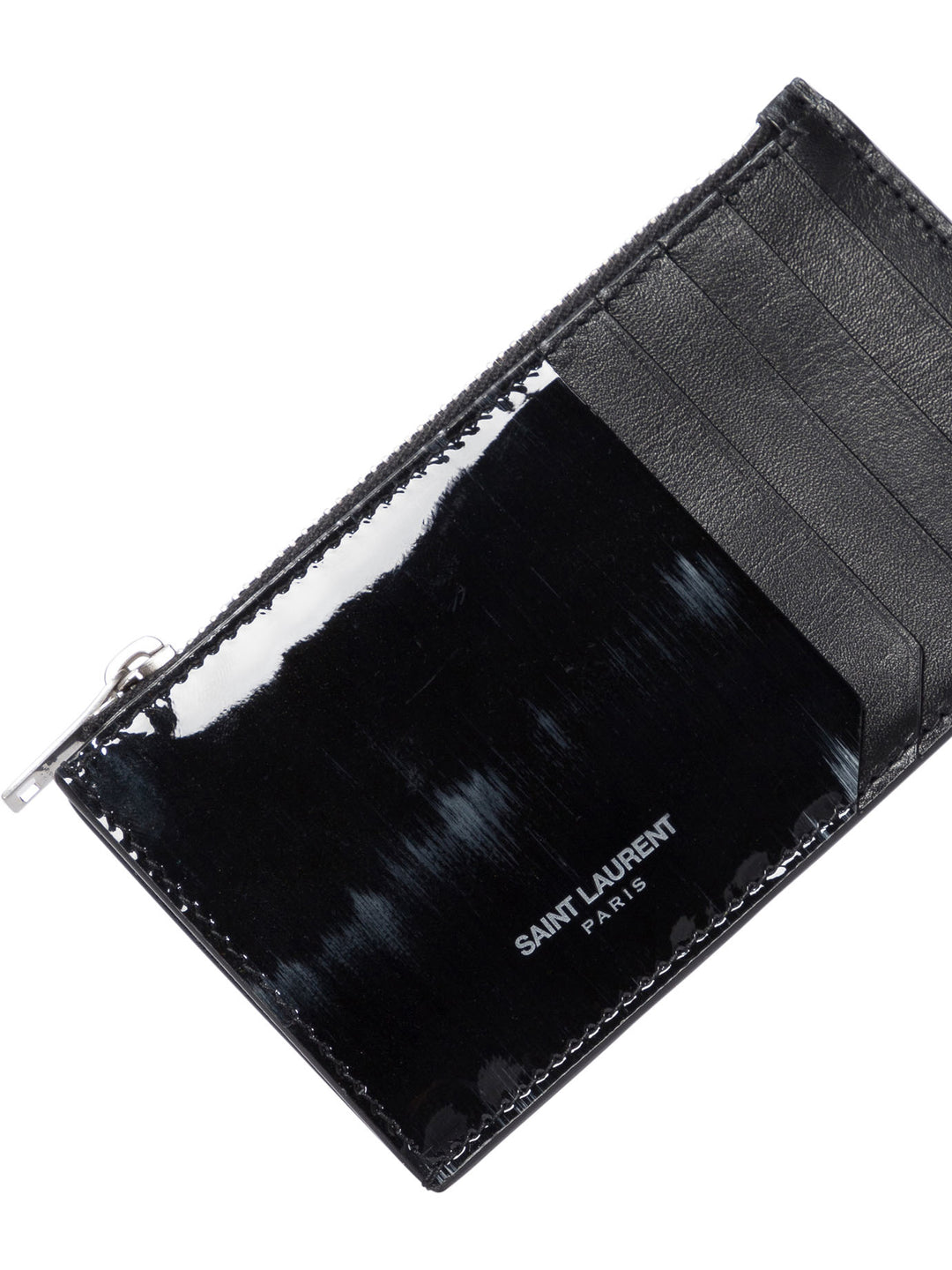 Ysl Saint Laurent Paris Fragment Wallets & Card Holders Black