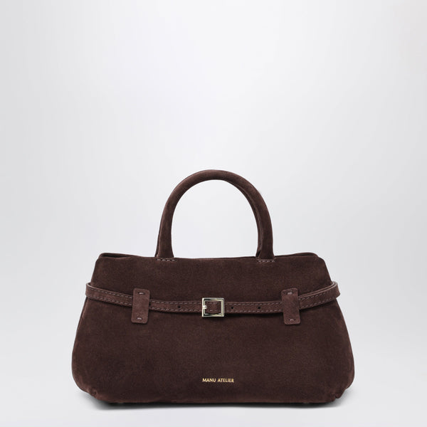 Le Cambon 25 Bag In Dark Brown Suede
