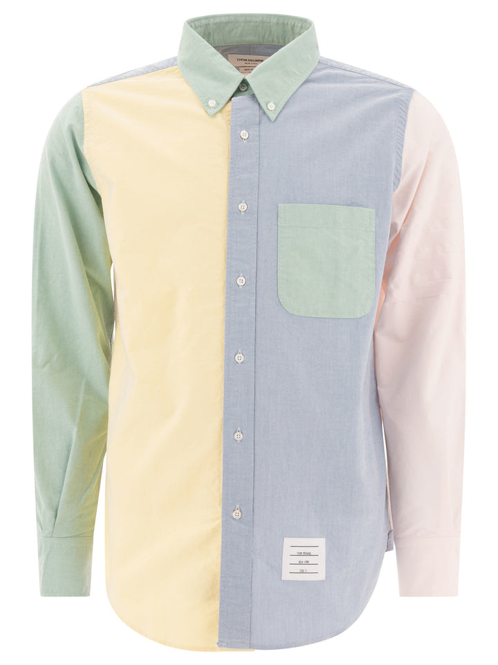 Camicia A Maniche Lunghe Multicolour Shirts Light Blue